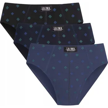 Slipy Pánské slipy klasického střihu M-110CL-23 3-BALENÍ Lama L vícebarevné