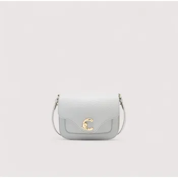 COCCINELLE C-ME S KOŽENÁ KABELKA SNOW AW25