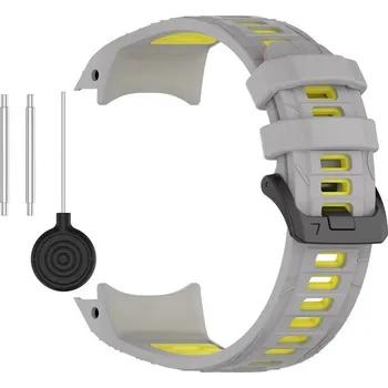 Řemínek na hodinky Silikonový řemínek Ricardo 22mm (pro Garmin Instinct 3, 45mm), béžový