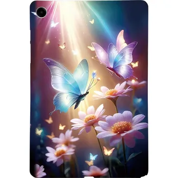 Pouzdro na tablet VSECHNONAMOBIL 127674 ART TPU Ochranný kryt pro Samsung Galaxy Tab A11+ BUTTERFLY FLORAL