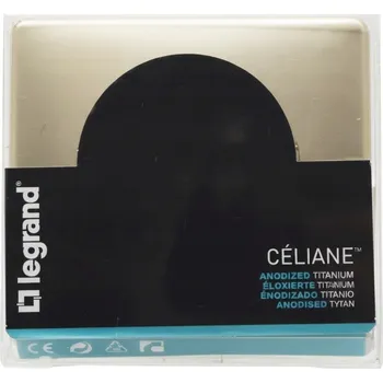 vypínač Rámeček jednoduchý Titan Legrand šedý