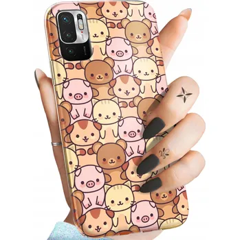 Pouzdro na mobilní telefon Zadní Kryt Hello Case pro Xiaomi Redmi Note 10 5G béžová