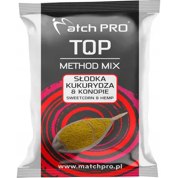Návnadová surovina Návnada Method Mix Kukuřice Konopí 700g Match Pro
