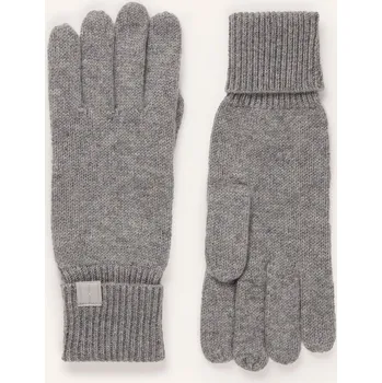 Rukavice Calvin Klein Dámské Rukavice Z Kašmíru, šedá, one size