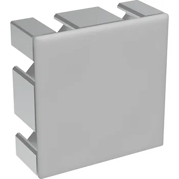 Stavební profil Alusic Záslepka profilu BH 30-8, 60x60, šedá