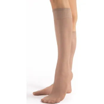 Dámské punčochy Hladké podkolenky Fiore Pola C2100 15 den Velikost: ONE SIZE, Barva: Písková