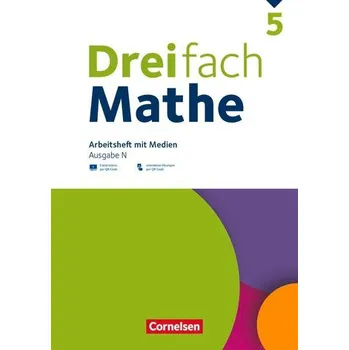Učebnice Dreifach Mathe 5. Schuljahr - Ausgabe N - Arbeitsheft mit Medien und Lösungen