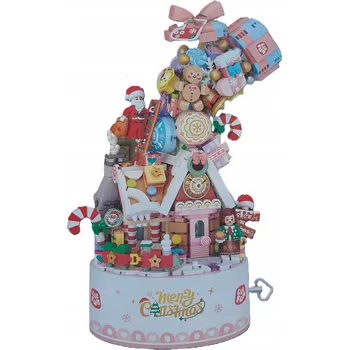 ostatní stavebnice ELEFUN Stavebnice Zimní hrací skříňka 1029 dílků stavebnice