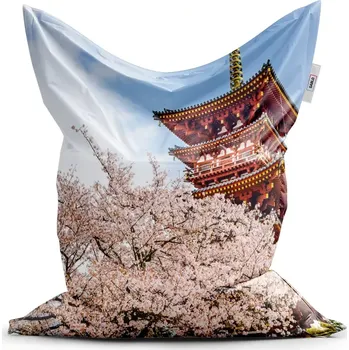 Sedací pytel Sablio Sedací vak Classic Čínská věžička - 150x100 cm