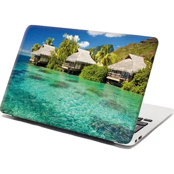 samolepka Sablio Samolepka na notebook Chatky na moři - 29x20 cm