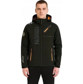Pánská softshellová bunda Geographical Norway pánská softshellová bunda s odepínací kapuce Royaute, velikost XL