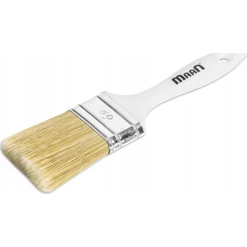 Vrták Plochý štětec s rovnou bílou štětinou WHITE 40 mm MAAN