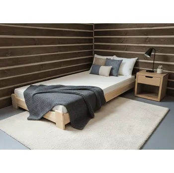 Postel Interier-Stejskal | Přistýlka - Rozměr matrace 80x190, Zvolte barvu postele Olše, Výběr roštu Bez roštu