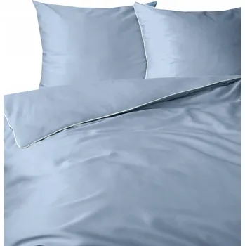 Povlečení Sada povlečení Detexpol bavlněný satén modrá 200x220 cm