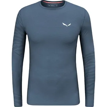 triko Salewa Cristallo Warm Amr L/S Tee, dark denim - vel. XL 117374