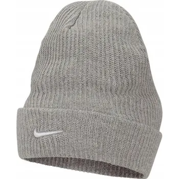 Čepice Nike zimní čepice beanie šedá, univerzální velikost