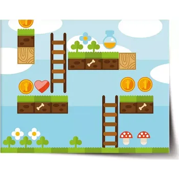 Plakát Sablio Plakát Videohra 2 - 60x40 cm