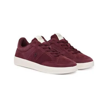 Oblečení a móda Tommy Hilfiger Sneakersy Th Heritage Court Sneaker Suede FW0FW09266 Bordó 37