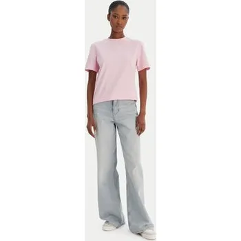 Pánská móda Calvin Klein T-Shirt 20s Classic Logo LV147C857G Růžová Regular Fit M