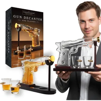 Sada na Whisky Karafa Pistole se Skleničkami Dárek pro Muže