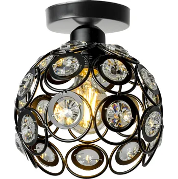 TOOLIGHT ZÁVĚSNÁ LAMPA STROPNÍ KŘIŠŤÁLOVÁ APP206-1C Černá