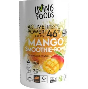 Proteinový nápoj Living Foods Active power Mango smoothie bowl protein shake powder