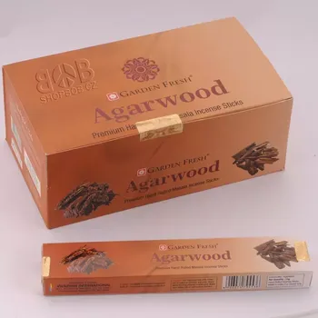 Vonná tyčinka Garden Fresh Agarwood indické vonné tyčinky 12 krabiček. Množstevní sleva.