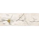 OBKLAD STONE FLOWERS BEIGE INSERTO GLOSSY 25X75