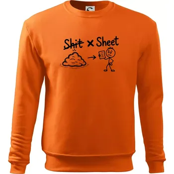 Pánská mikina Anglický slovníček - Shit - Sheet - Mikina Essential pánská - M ( Oranžová )