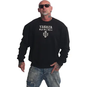 Pánská móda Pánská mikina Yakuza 3RD Oversized 27032 black velikost: M