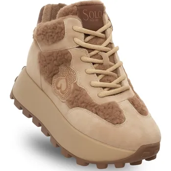 Dámská zimní obuv SOLO SOPRANI COUTURE DÁMSKÉ BOTY SSW527P05/01 AUSTRÁLIE SUEDE FUR kožené