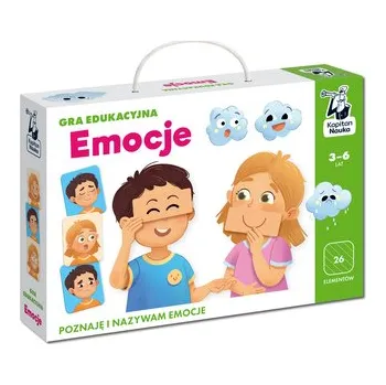 Desková hra Emocje. Gra edukacyjna. Kapitan Nauka