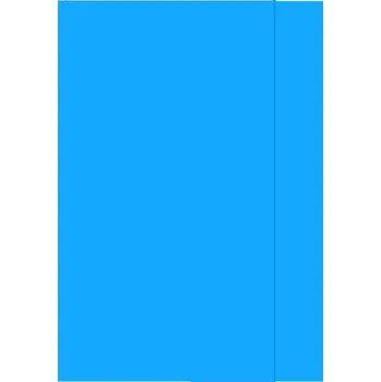 Desky s gumou A4 modré, Interdruk