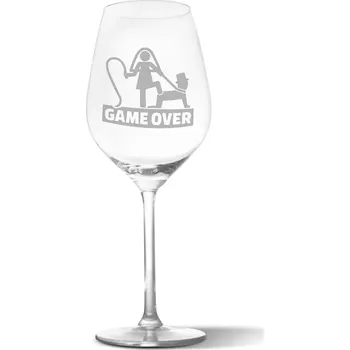 Víno Sablio Sklenička na víno Game over: 49 cl