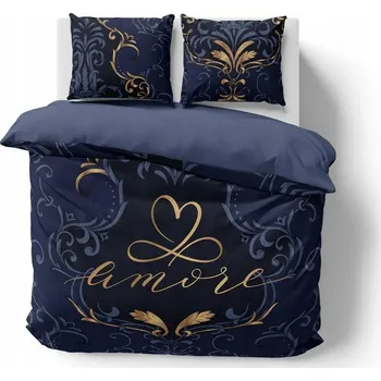 Povlečení Povlečení 160x200 modré ornamenty Holland