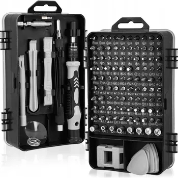 Šroubovák Univerzální sada precizních šroubováků, šroubováky, bity, 115 ks