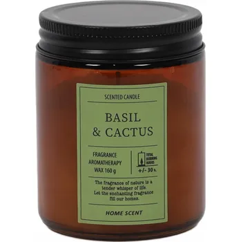 Svíčka Tradiční parafínová svíčka BASIL & CACTUS Home Styling Collection