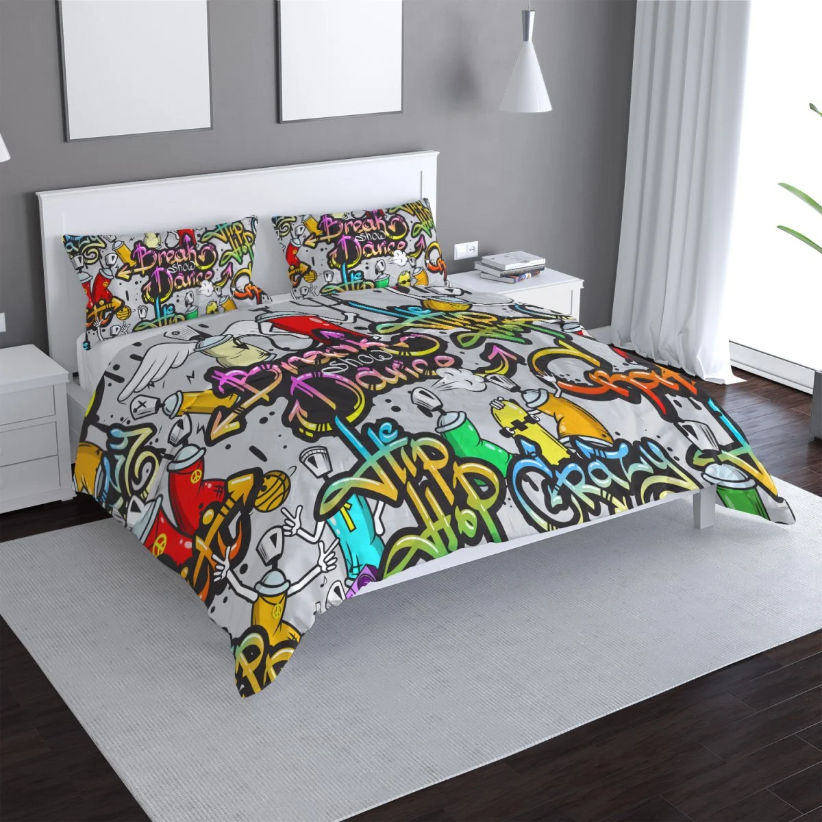 SABLIO Povlečení Graffiti Varianta: 70x90/140x200cm
