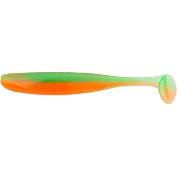 Rybářský háček 7ks - Gumová Nástraha Keitech Easy Shiner 4" 10,2cm 5,5gr UV Lime/Orange
