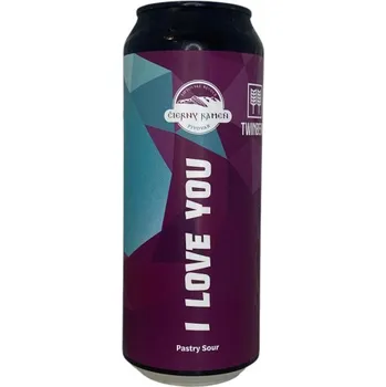 Pivo Twinberg / Čierny kameň I love you 19 0,5l plech pivovar Twinberg