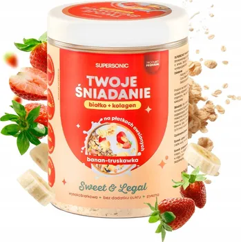 Supersonic proteinová snídaně s kolagenem, banánová příchuť