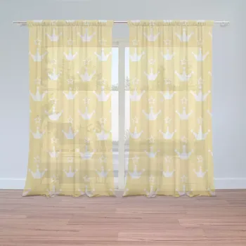 Záclona Sablio Záclony Princeznovské korunky: 2ks 150x250cm