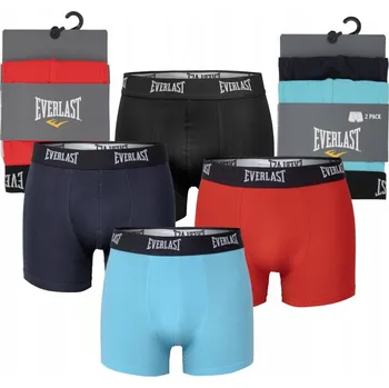 Boxerky EVERLAST pánské bavlněné boxerky 4 ks vel. XXL mix barev