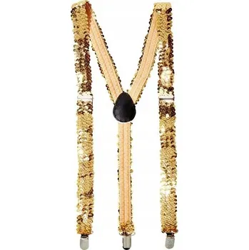 Karnevalový doplněk Cekinové šle Widmann 8155D zlaté