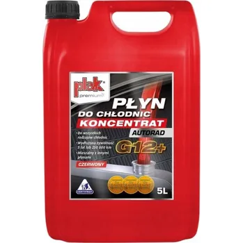 Náplň do chladiče a ostřikovače Plak Plak - Autorad G12+ - Koncentrát do chladiče, červený, -35°C, 5L