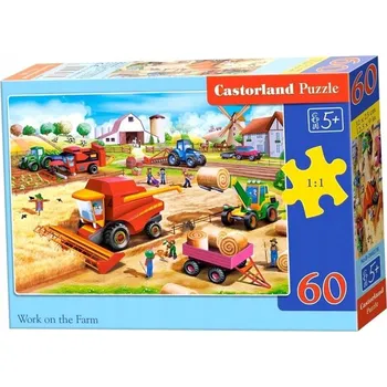 Puzzle Puzzle Castorland Práce na farmě 60 kartonových dílků Věk 5+