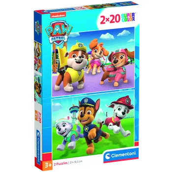 Puzzle Clementoni - Puzzle 2x20 Tlapková Patrola