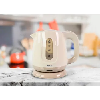 Rychlovarná konvice Rychlovarná konvice Vivax WH-103WB 1100 W 1 l bílá