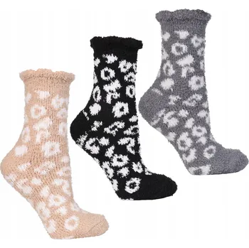 Dámské ponožky 3x Dámské Ponožky Dlouhé Silné Teplé Vysoké Ponožky MORAJ 35-38