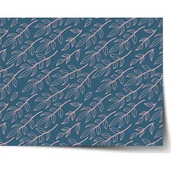 Plakát Sablio Plakát Růžové malované lístky - 60x40 cm